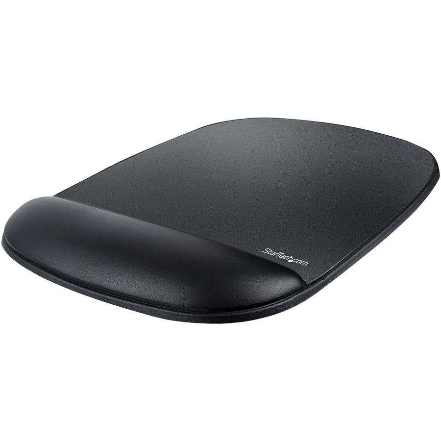 StarTech Mouse Pad with Hand Rest, 6.7x7.1x 0.8in (17x18x2cm), Ergonomic Mouse Pad w/Wrist Support, Non-Slip Base, Gel Mouse Pad, TAA