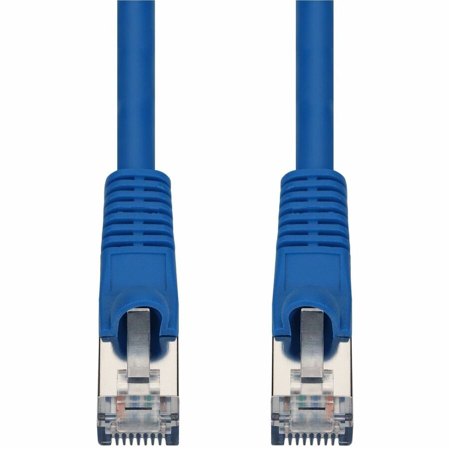 AddOn 14ft Blue CAT7 Shielded (S/FTP) PVC Ethernet Cable Snagless Bubble Boot RJ-45 M/M CAT 7