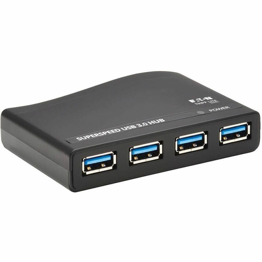 Tripp Lite by Eaton 4-Port USB-A Mini Hub - USB 3.x (5Gbps) International Plug Adapters
