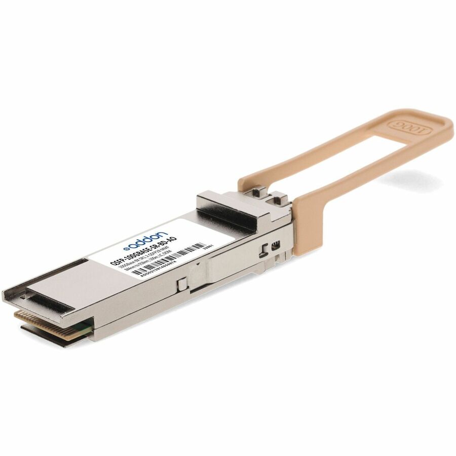 AddOn MSA and TAA 100GBase-BX SR1.2 QSFP28 Transceiver (MMF, 844nm to 918nm, 100m, LC, DOM)