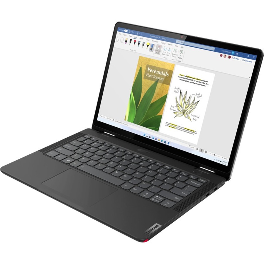Lenovo 13w Yoga 82S1000PUS 13.3" Touchscreen Notebook - WUXGA - AMD Ryzen 5 5625U - 8 GB - 256 GB SSD - English (US) Keyboard - Thunder Black