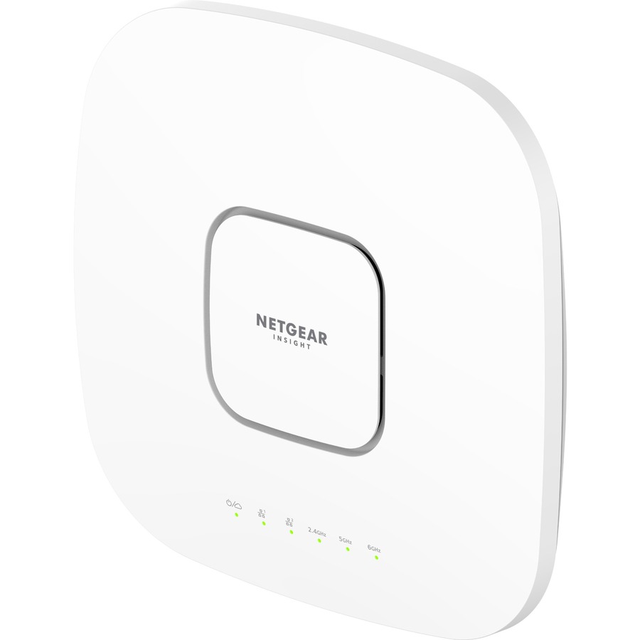 Netgear WAX630E Tri Band Wi-Fi 6 IEEE 802.11 a/b/g/n/ac/ax/i 7.80 Gbit/s Wireless Access Point - Indoor