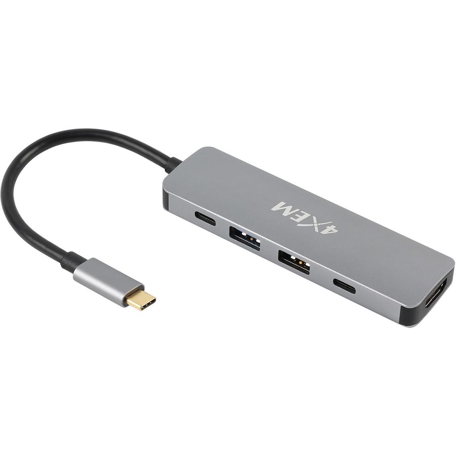 4XEM 5-in-1 USB-C Docking Station with 4K HDMI, 100W Power Delivery, USB 3.0 Hub for Windows & Mac