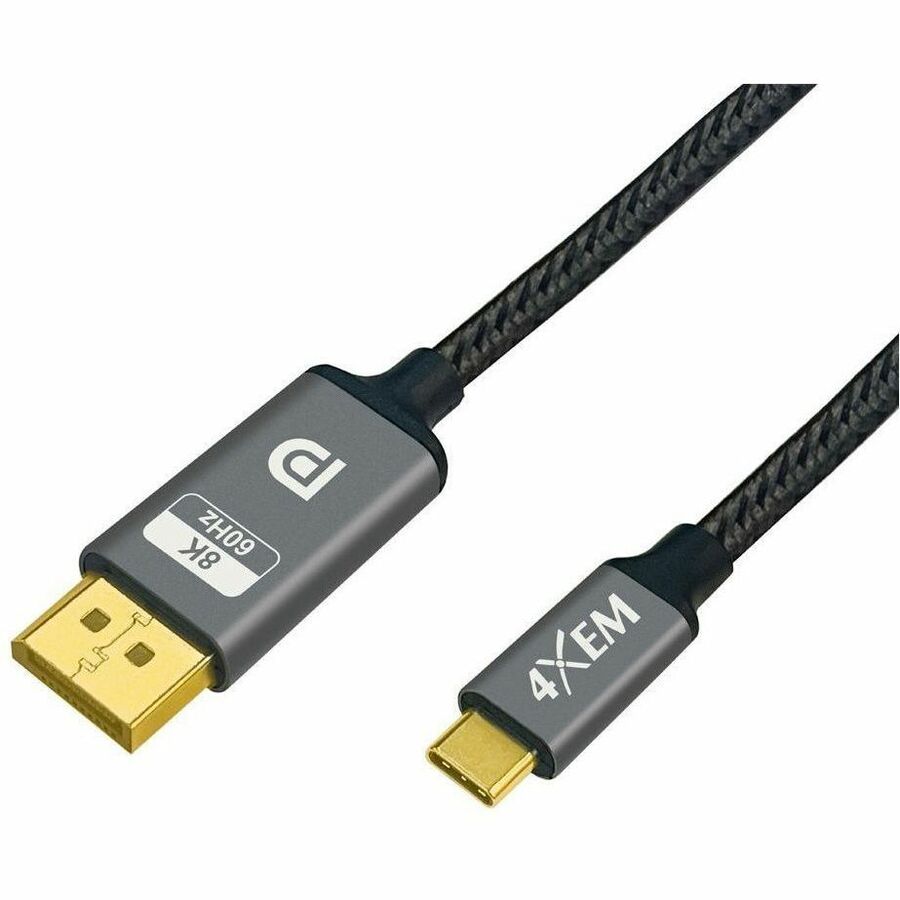 4XEM 8K/4K 1M USB-C to DisplayPort 1.4a Cable - High-Speed Video Adapter
