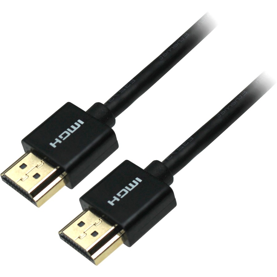 4XEM 3FT Ultra Slim HDMI Cable 4K UHD High Speed - HDMI to HDMI Male-Male - 18Gbps - Black