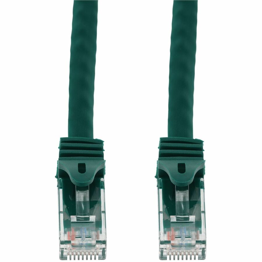 AddOn 10ft Green CAT6A PVC Ethernet Cable Snagless Easy Boot RJ-45 M/M CAT 6A