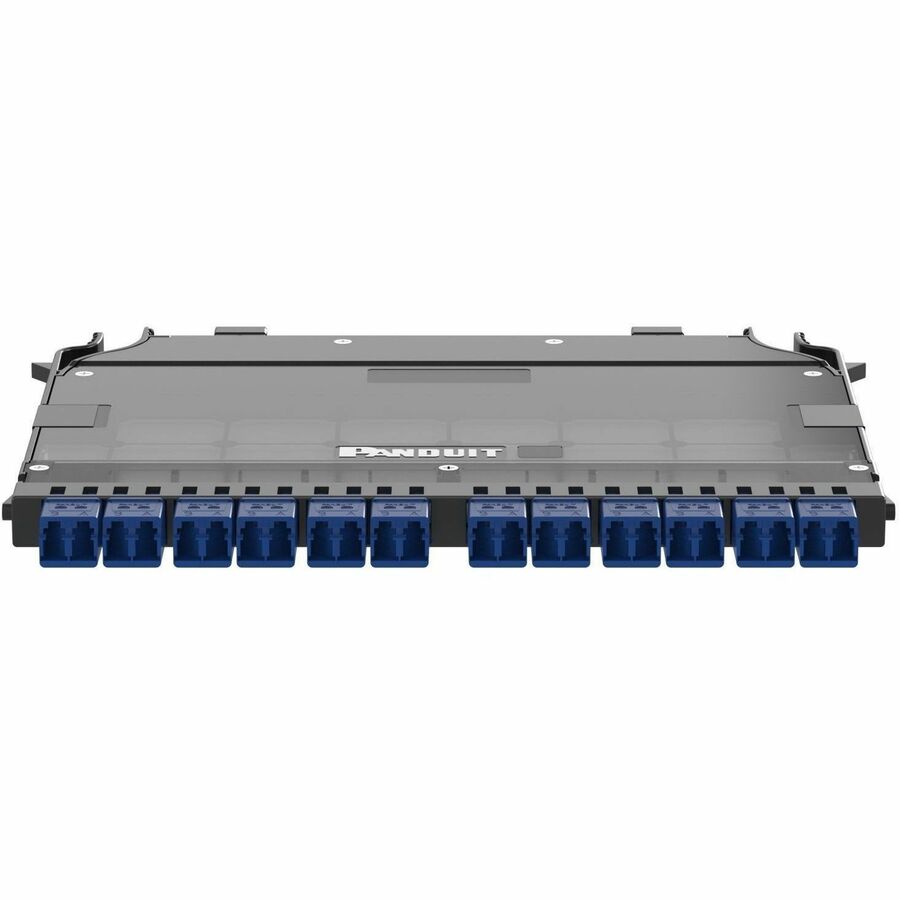 Panduit HDF Cass; 2MPO-12Dpx LC/APC; OS2, Std IL; Uni