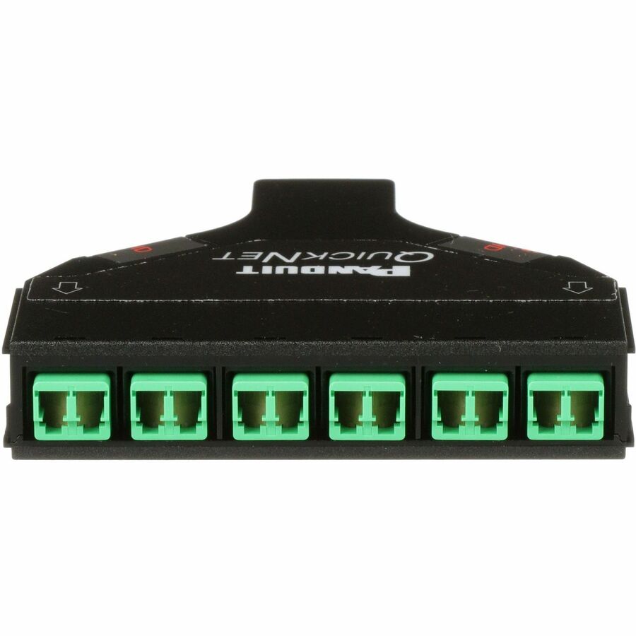Panduit QuickNet MPO-LC/APC Fiber Cassette OS2, 12 Fiber, Modified Method A, Std IL