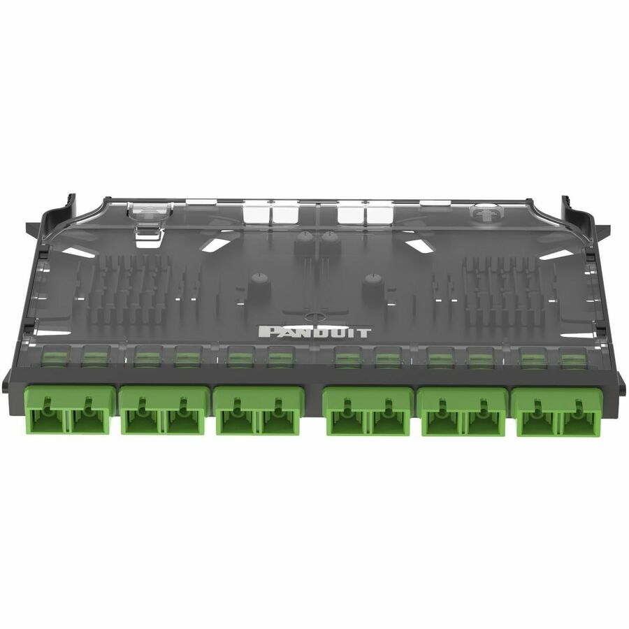 Panduit HD Flex SC/APC Splice Cassette OS2, 12 Fiber Ribbon Pigtail, Std IL