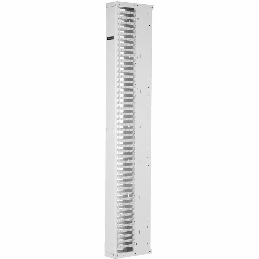 Panduit PE2V Vertical Single-Sided Manager, 45RU, 8 in. Wide, White