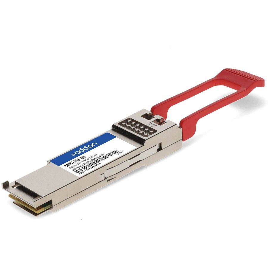 AddOn Huawei® 34061746 Compatible TAA 50GBase-BX PAM4 QSFP28 Transceiver (SMF, 1331nmTx/1271nmRx, 10km, LC, DOM, 0 to 70C)