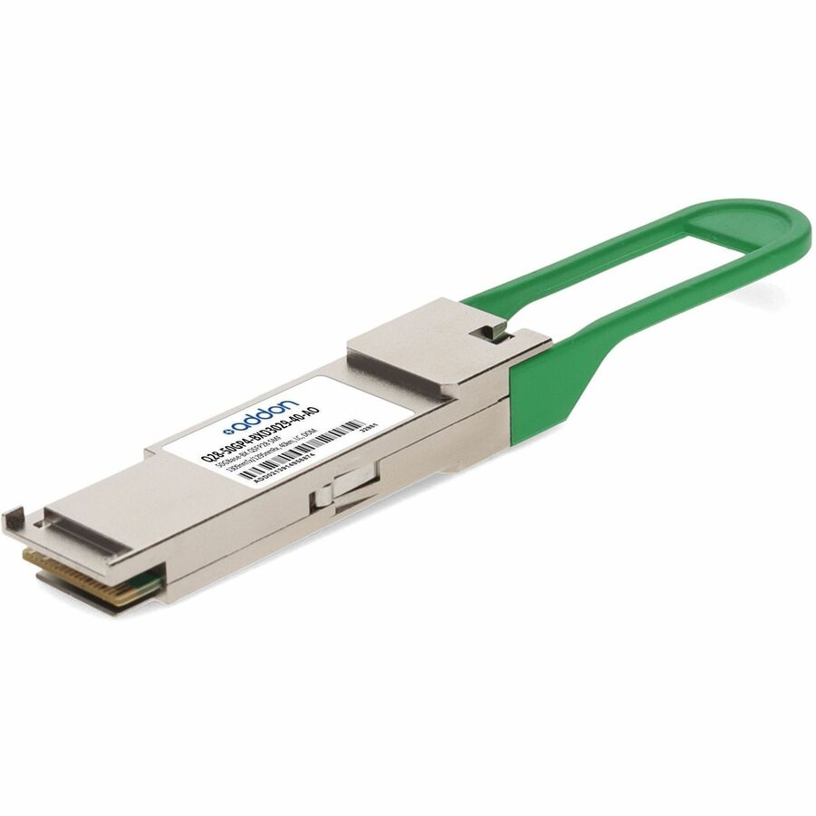 AddOn MSA and TAA 50GBase-BX PAM4 QSFP28 Transceiver (SMF, 1309nmTx/1295nmRx, 40km, LC, DOM)