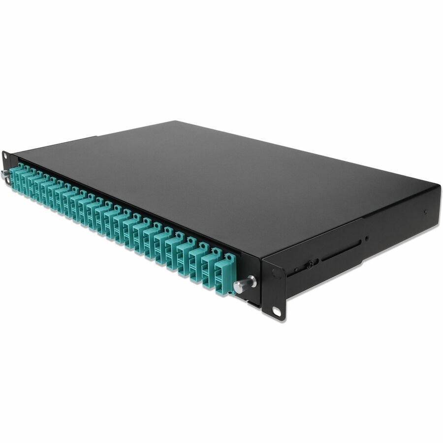 AddOn 19-inch Rack Mount 1U Patch Panel with 24 SC Duplex, Multi-Mode OM4