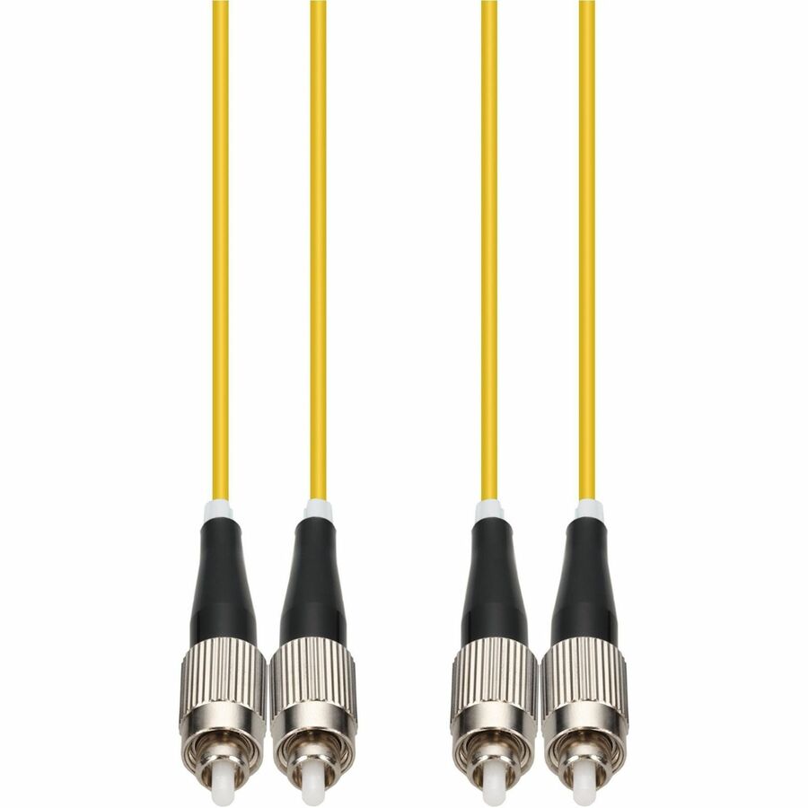 AddOn 10m FC to FC Yellow OS2 Duplex OFNR (Riser-Rated) SMF (Single Mode) Fiber Patch Cable, 9/125