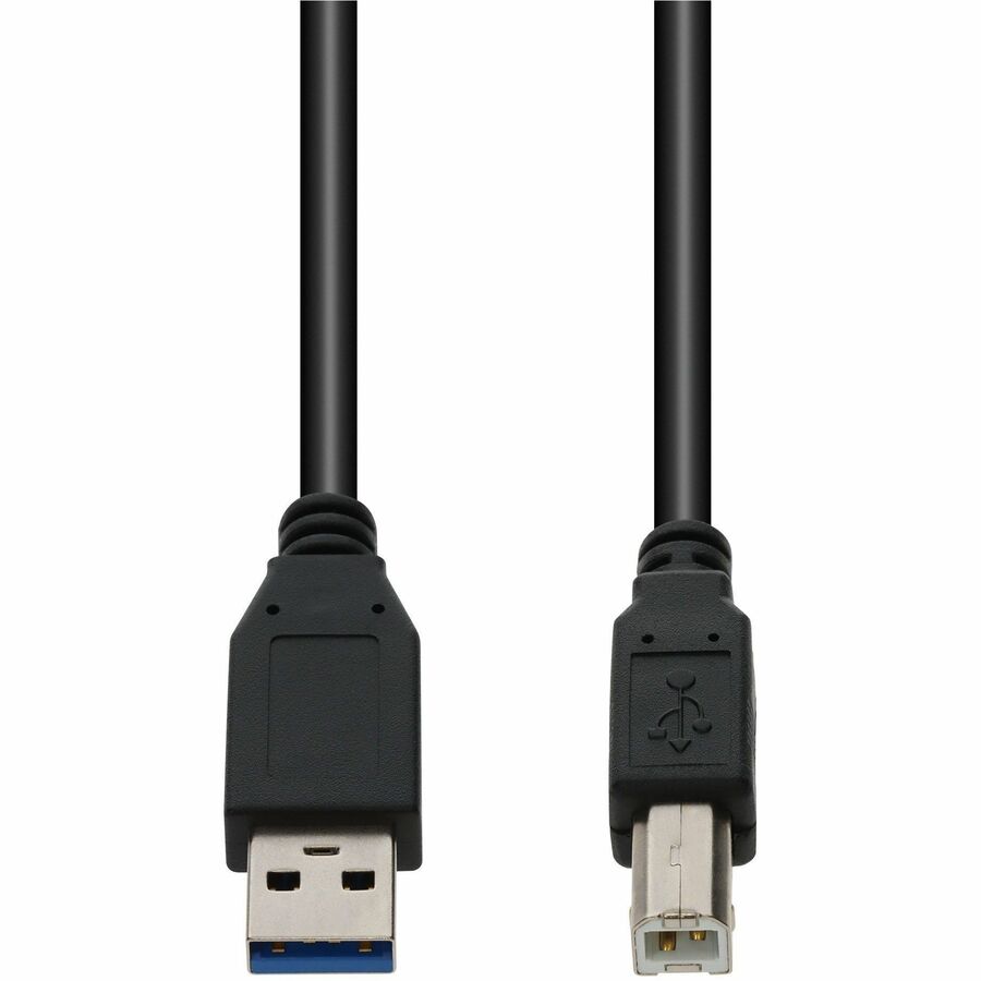AddOn 6ft USB A 3.0 (Male) to USB B 3.0 (Male) Black Cable, 5Gbps