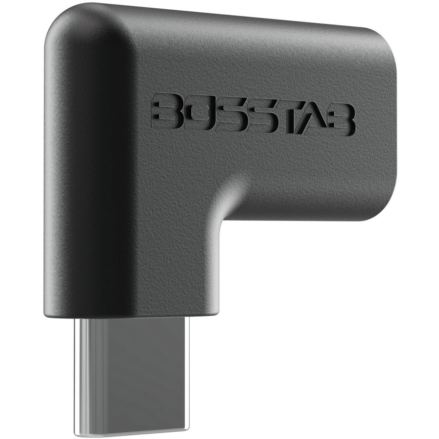 Bosstab USB-C - USB-C Right Angle Adapter | Black