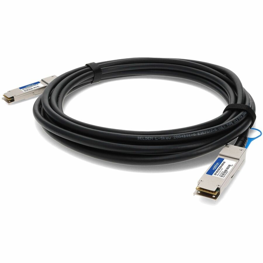 AddOn Arista Networks®, Juniper Networks®, & Palo Alto Networks® Compatible TAA Compliant 40GBase-CU QSFP+ Direct Attached Cable (Twinax, 0.5m, Passive)