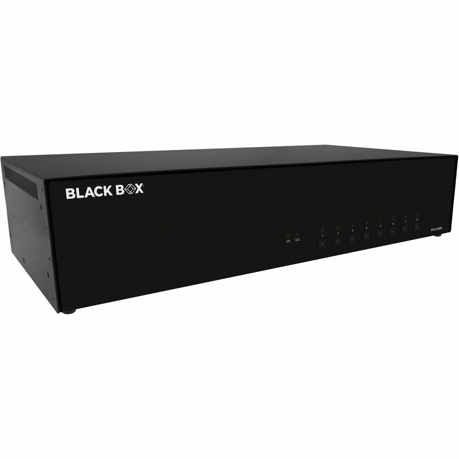 Black Box KVM Switch, NIAP 4.0 Certified - 8-Port, Dual-Monitor, DVI-I