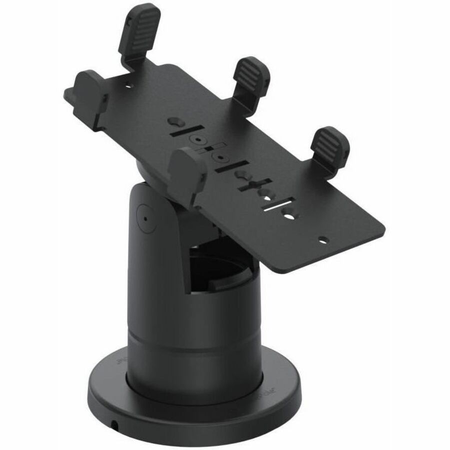 SpacePole Stack Mount for Pin Pad, Payment Terminal - Black