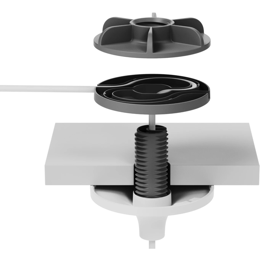 Logitech Mic Pod Pendant Mount - Ceiling pendant mount for Rally Mic Pod microphones