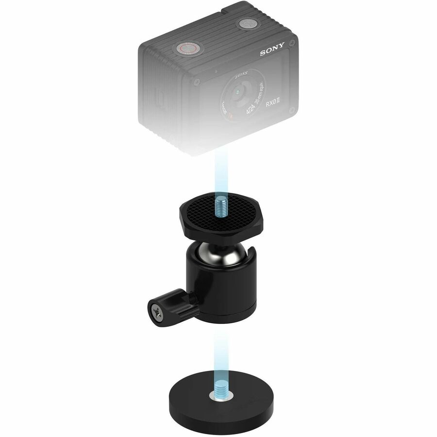 Sabrent Magnet Mount for Action Camera - Black