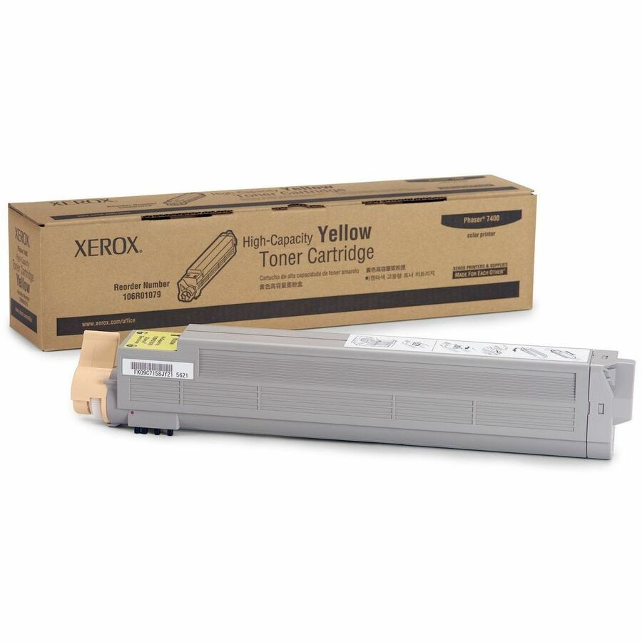 Xerox Genuine Phaser™ 7400 Yellow High capacity Toner Cartridge (18000 Pages) - 106R01079
