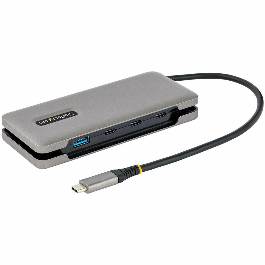 StarTech 4-Port USB-C Hub, USB-A | USB-C Ports, USB 3.2 Gen 2, 10Gbps, Bus Powered, 12.6in (32cm) Cable, Portable USB-C to USB-A Expansion Hub
