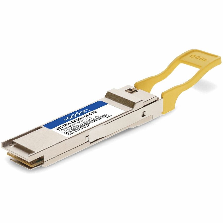 AddOn Cisco® Compatible TAA 100GBase-BX CWDM4 QSFP28 Transceiver (SMF, 1270nm to 1330nm, 2km, ALC, DOM)