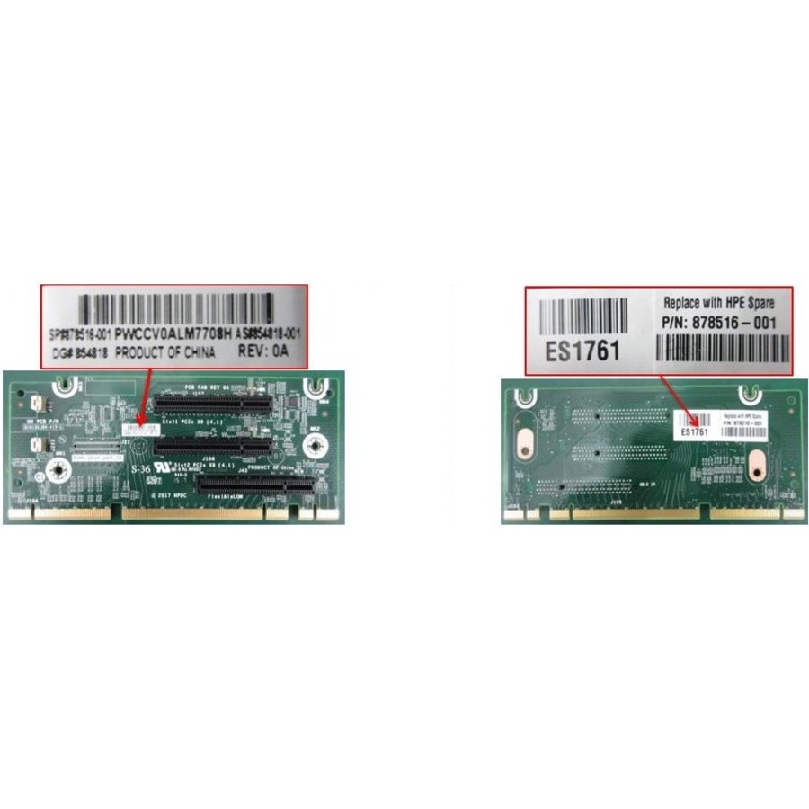 Hewlett Packard Enterprise Replacement Parts Business CPU1 FlexibleLOM (Lan on Motherboard) Riser Kit