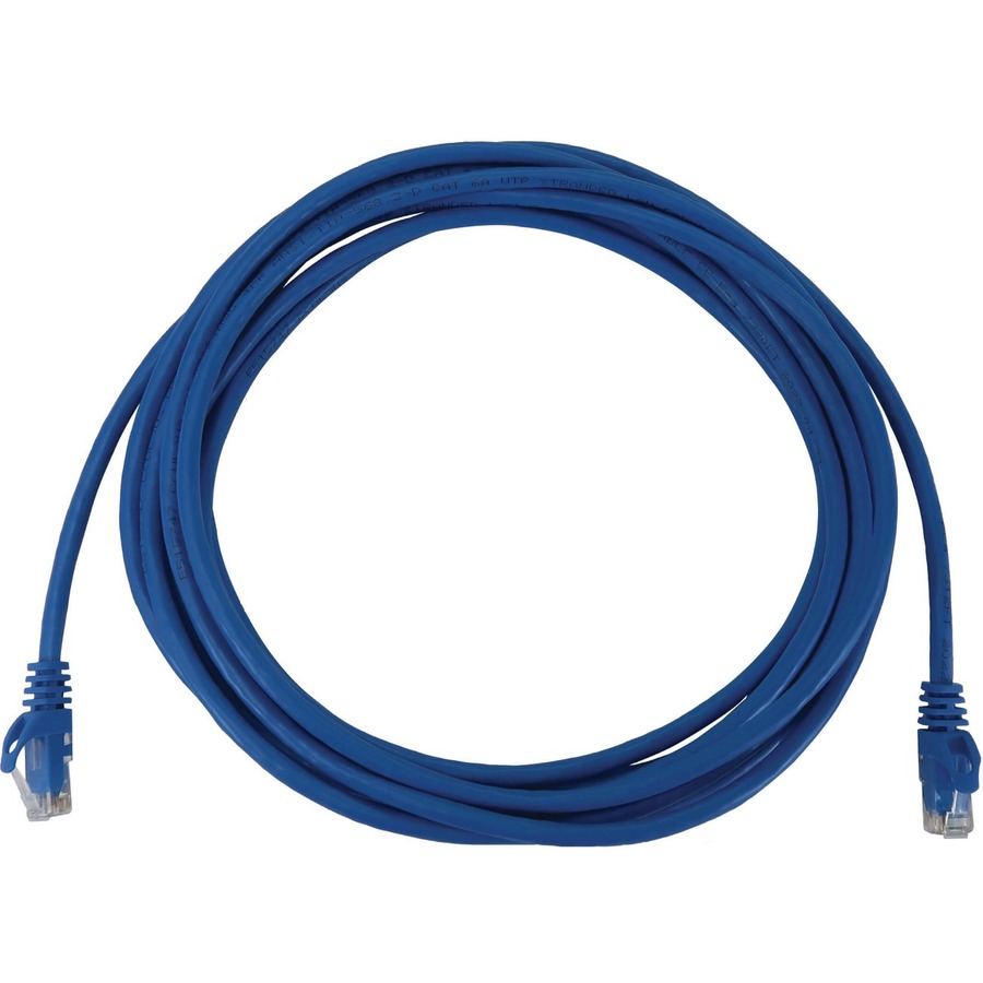 Tripp Lite by Eaton Cat6a 10G Snagless Molded UTP Ethernet Cable (RJ45 M/M), PoE, Blue, 15 ft. (4.6 m)