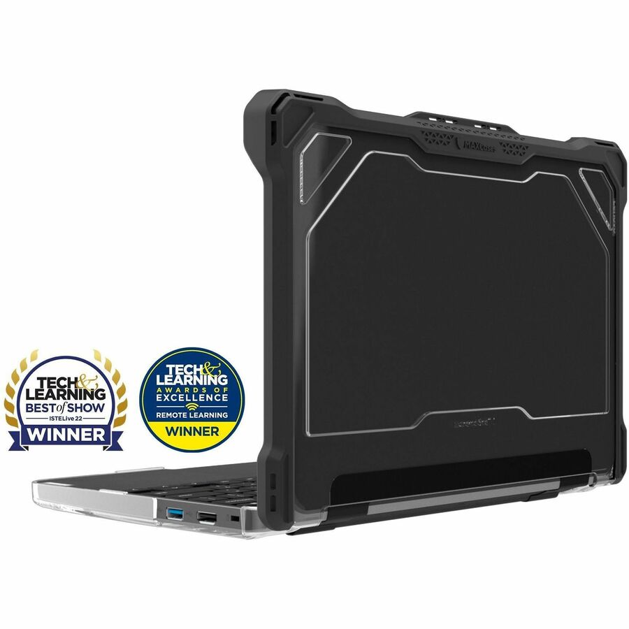MAXCases Extreme Shell-L for Lenovo 14e Chromebook and 14w Windows G2 14" (Black/Clear)