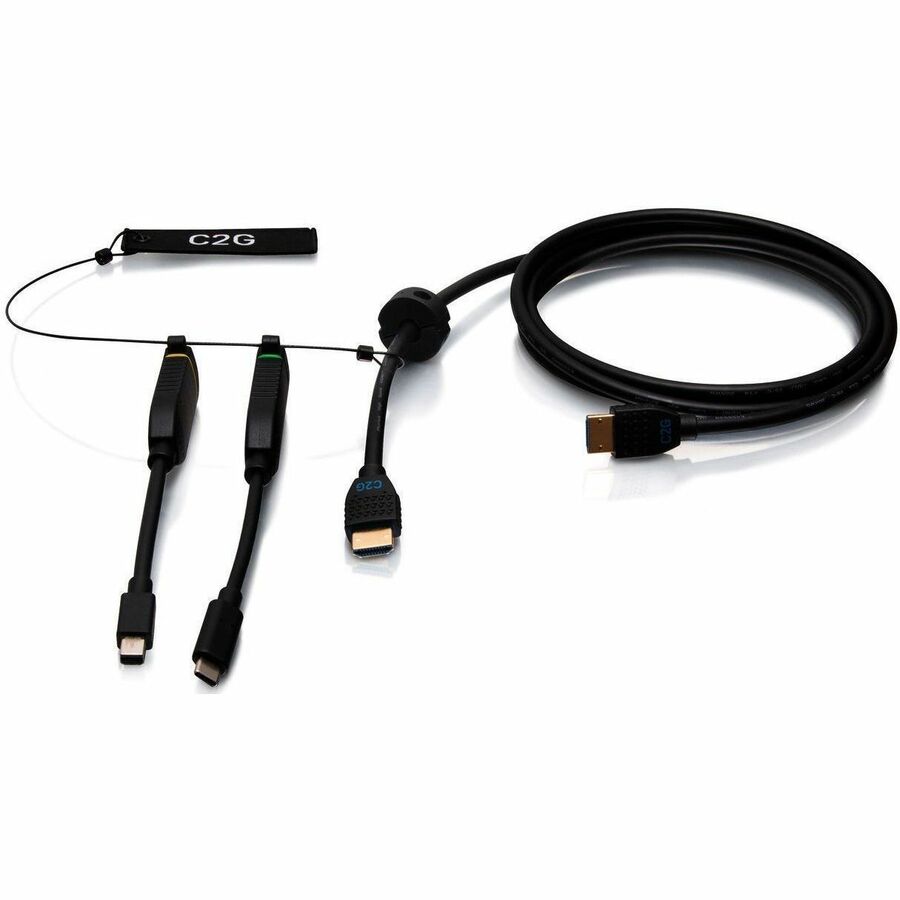 C2G 6ft Premium HDMI Dongle Ring DP USB-C