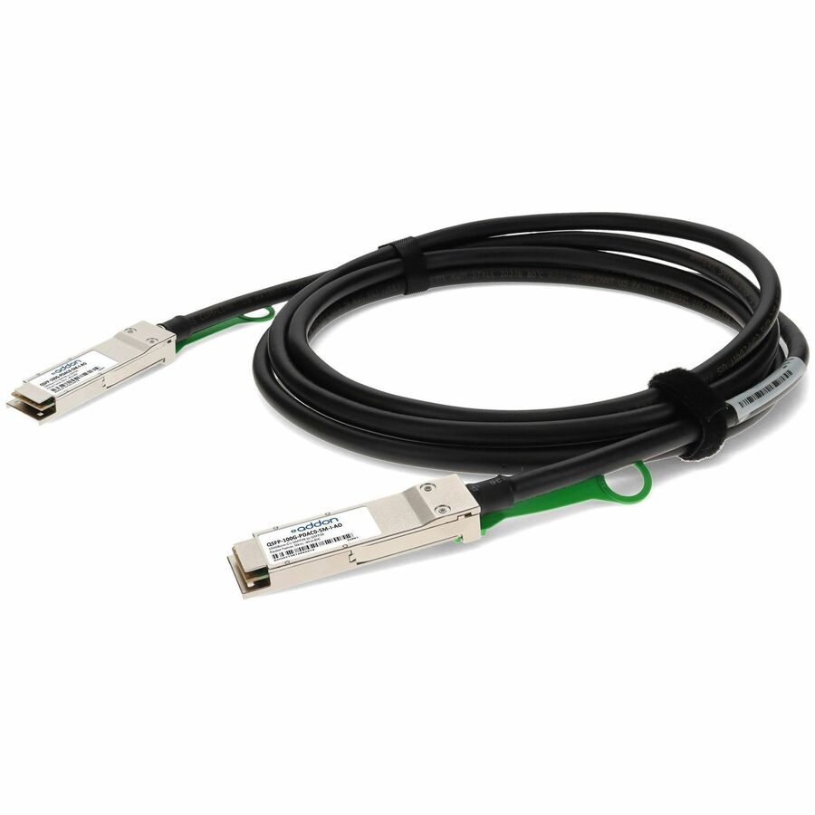 AddOn MSA and TAA Compliant 100GBase-CU QSFP28 to QSFP28 Direct Attach Cable (Passive Twinax, 50cm, 30AWG, -40 to 85C)