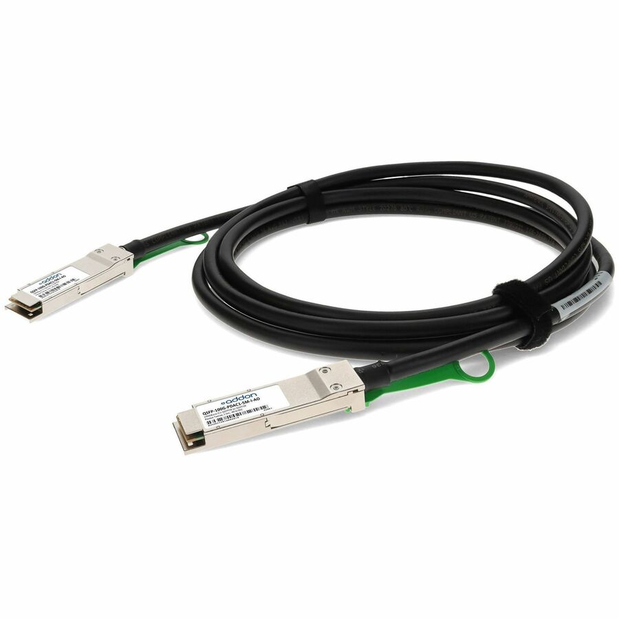 AddOn MSA and TAA Compliant 100GBase-CU QSFP28 to QSFP28 Direct Attach Cable (Passive Twinax, 1.5m, 30AWG, -40 to 85C)