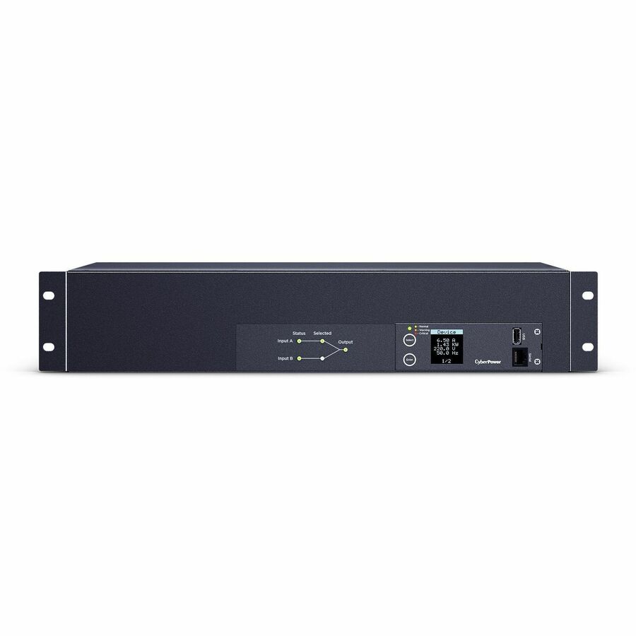 CyberPower PDU24007 Single Phase 240 - 200 VAC 30A Metered ATS PDU