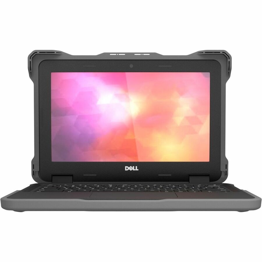 MAXCases Extreme Shell-F Slide Case for Dell 3100/3110/5190 Chromebook Clamshell 11.6" (Gray/Clear)