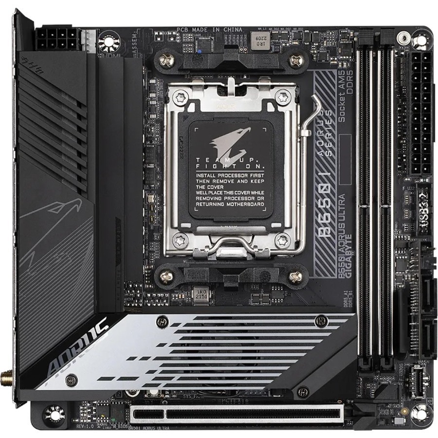 GIGABYTE B650I ULTRA Gaming Desktop Motherboard - AMD B650 Chipset - Socket AM5 - Mini ITX