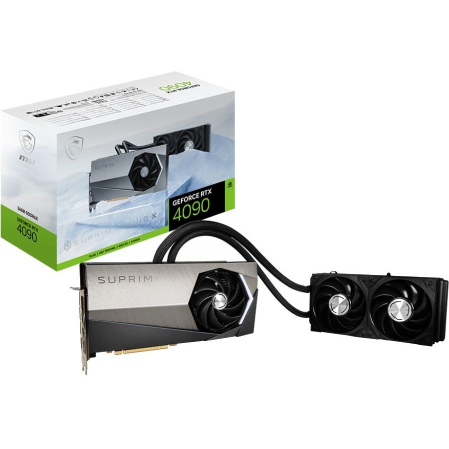 MSI Suprim Liquid X 24G GeForce RTX 4090 Graphics Card PCIe 4.0