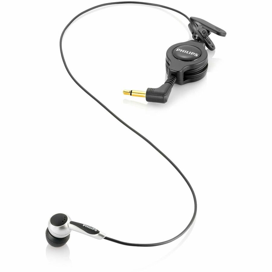 Philips Wired Electret Condenser Microphone - Black, Silver