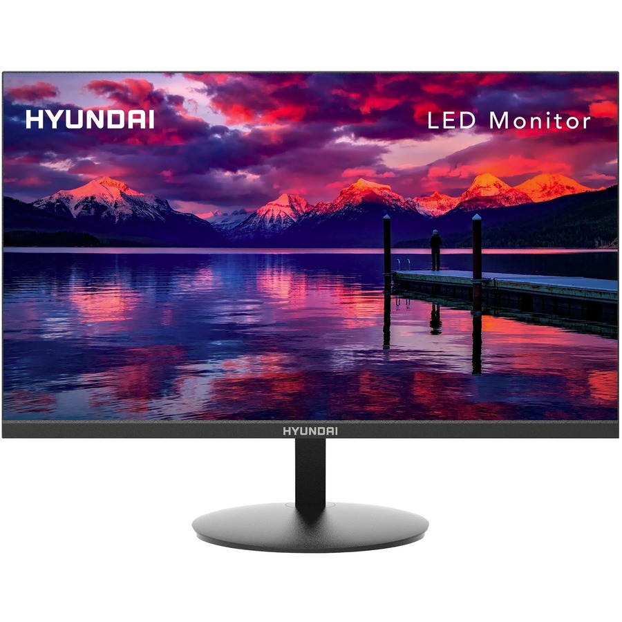 Hyundai 24-Inch Professional Thin Monitor, 75Hz, 1080p Full HD (1920x1080) LED, HDMI and VGA Cables Included, VESA Mountable, Black, 24FGM Series