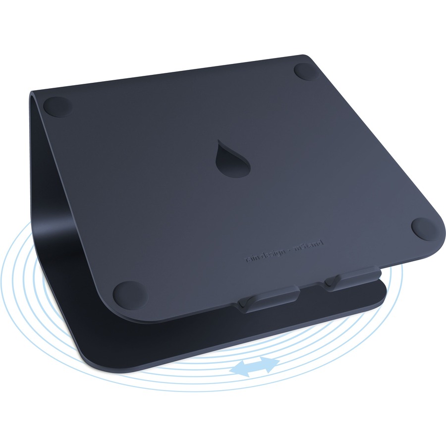 Rain Design mStand360 Laptop Stand w/ Swivel Base - Midnight