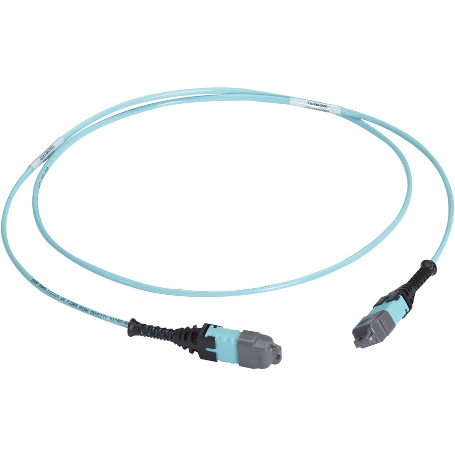 Black Box MTP OM3 Fiber Optic Trunk Cable - Plenum, 12-Strand, Type A