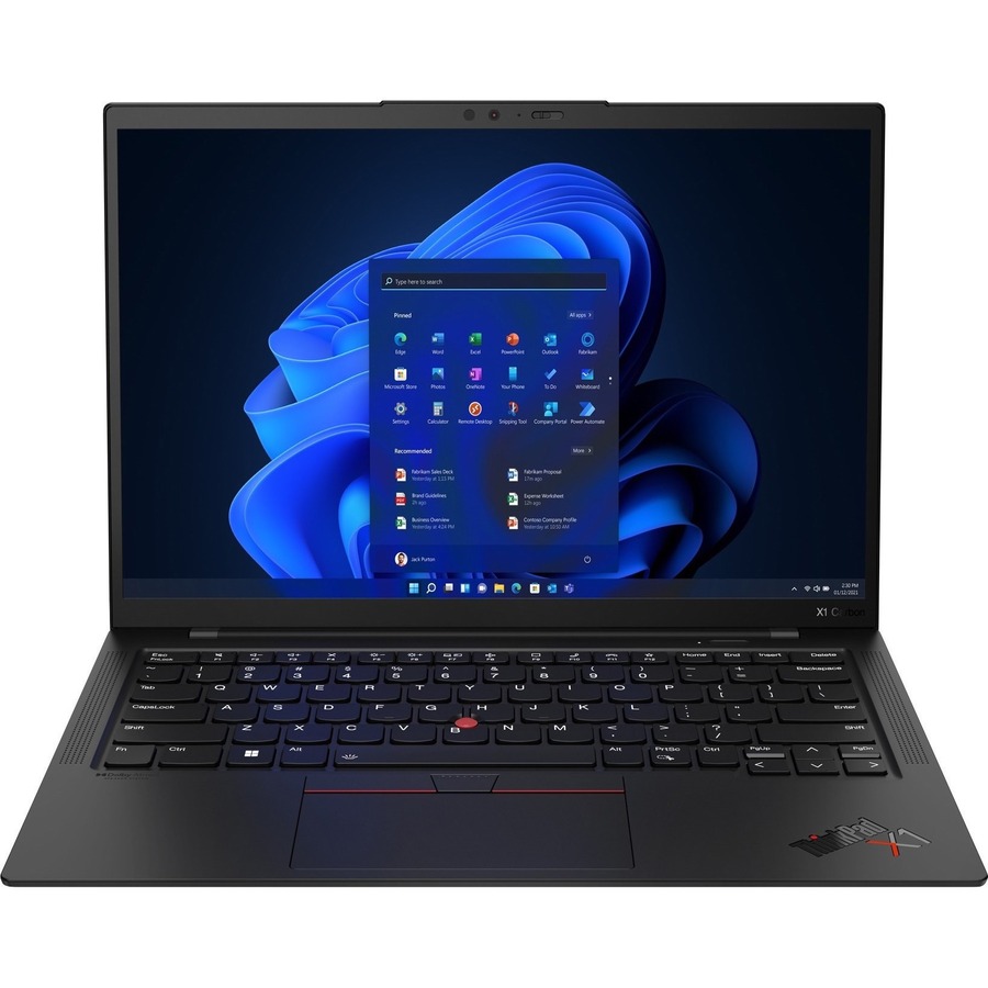 Lenovo ThinkPad X1 Carbon Gen 10 21CB00EUUS 14" Touchscreen Notebook - 5G - WUXGA - Intel Core i5 12th Gen i5-1250P - vPro Technology - Intel Evo Platform - 16 GB - 256 GB SSD - English Keyboard - Deep Black Weave