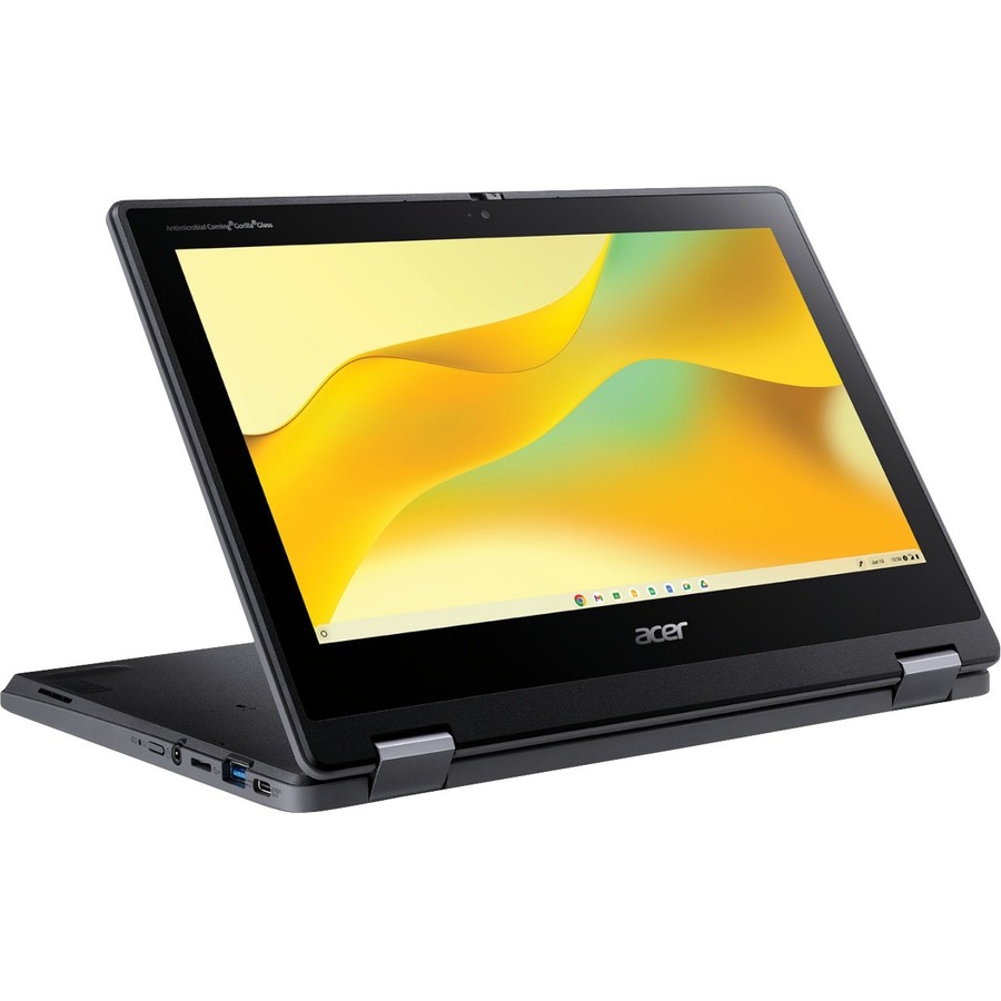Acer Chromebook Spin 511 R756TN R756TN-C1X1 11.6" Touchscreen Convertible 2 in 1 Chromebook - HD - 60 Hz - Intel N-Series N100 - 8 GB - 64 GB Flash Memory - English (US) Keyboard - Shale Black