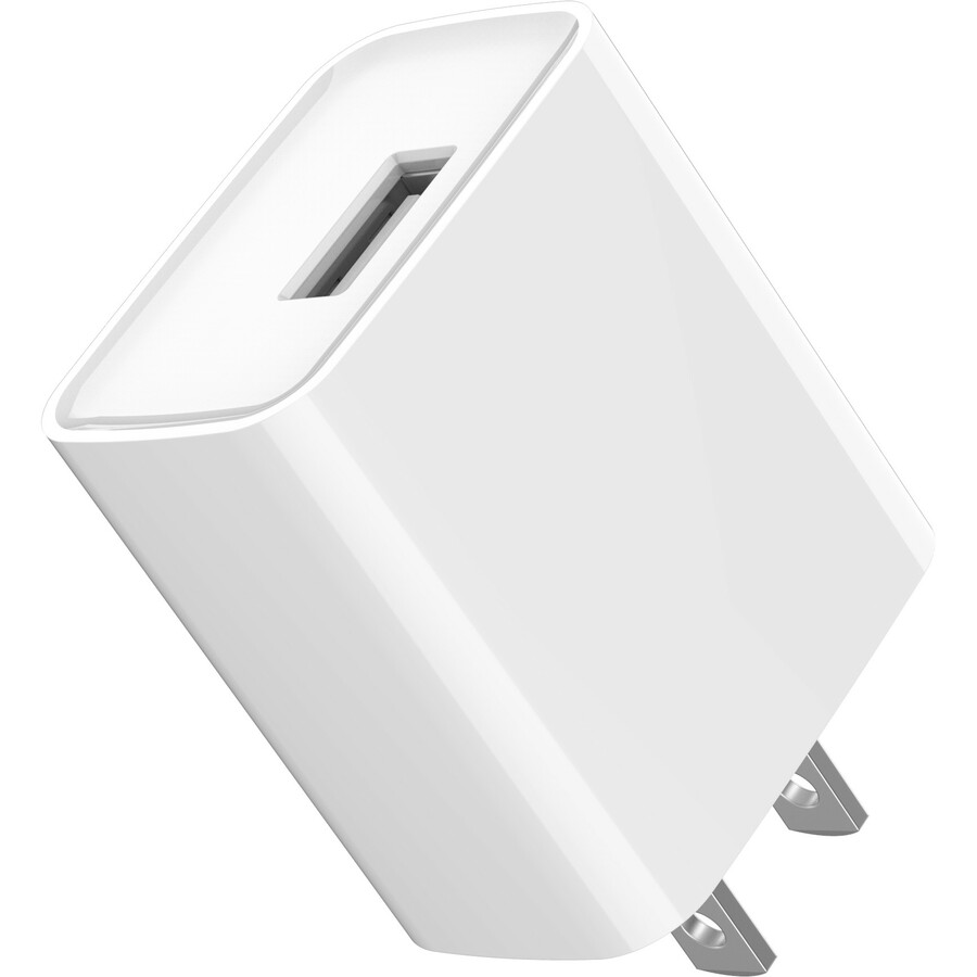 4XEM 12W USB-A Wall Charger, 5V/2.4A Output, 100-240V Input, White