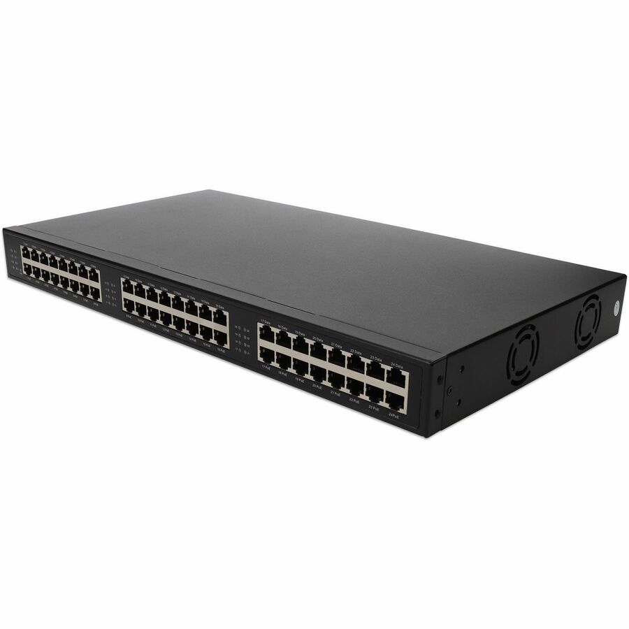 AddOn 24 Port 10/100/1000 POE Power Injector (IEEE802.3af 48vdc 30W max/port)
