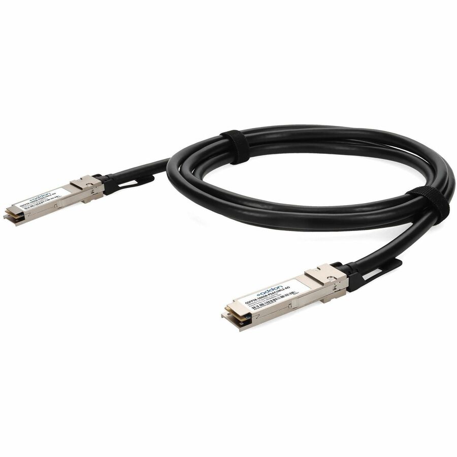 AddOn MSA and TAA 100GBase-CU QSFP28 to QSFP28 Direct Attach Cable (Passive Twinax, 1m, Infiniband EDR, 30AWG, LSZH)