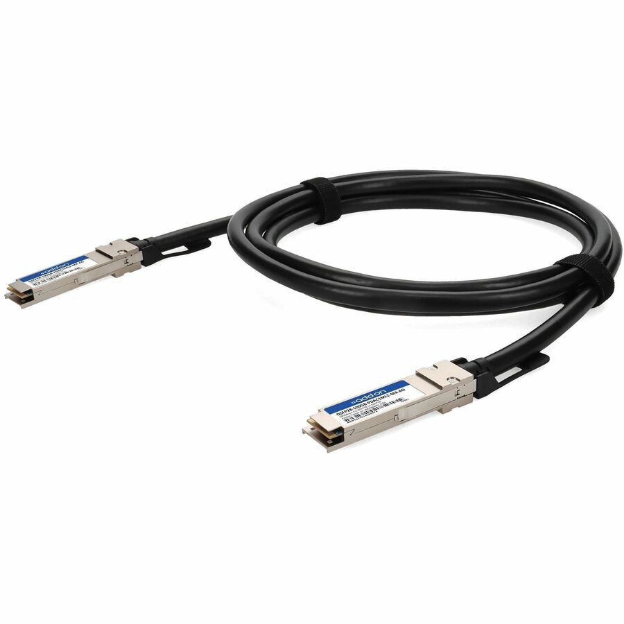 AddOn Mellanox® Compatible TAA 100GBase-CU QSFP28 to QSFP28 Direct Attach Cable (Passive Twinax, 1m, Infiniband EDR, 30AWG, LSZH)