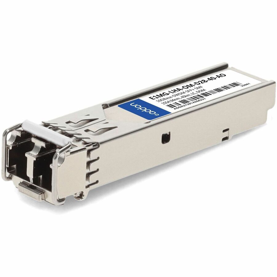 AddOn Brocade® (Formerly) Compatible TAA 10GBase-DWDM SFP+ Transceiver C-Band 100GHz (SMF, 1554.94nm, 40km, LC, DOM)
