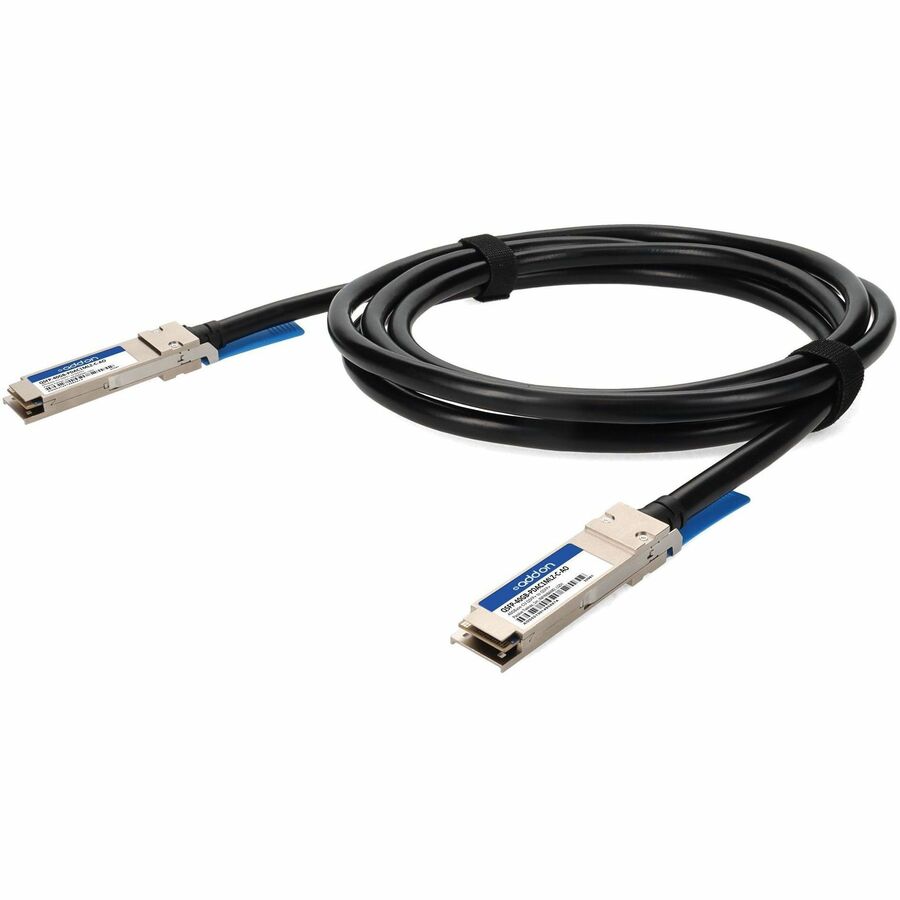 AddOn Cisco® Compatible TAA 40GBase-CU QSFP+ to QSFP+ Direct Attach Cable (Passive Twinax, 1m, Infiniband FDR10, 30AWG, LSZH)